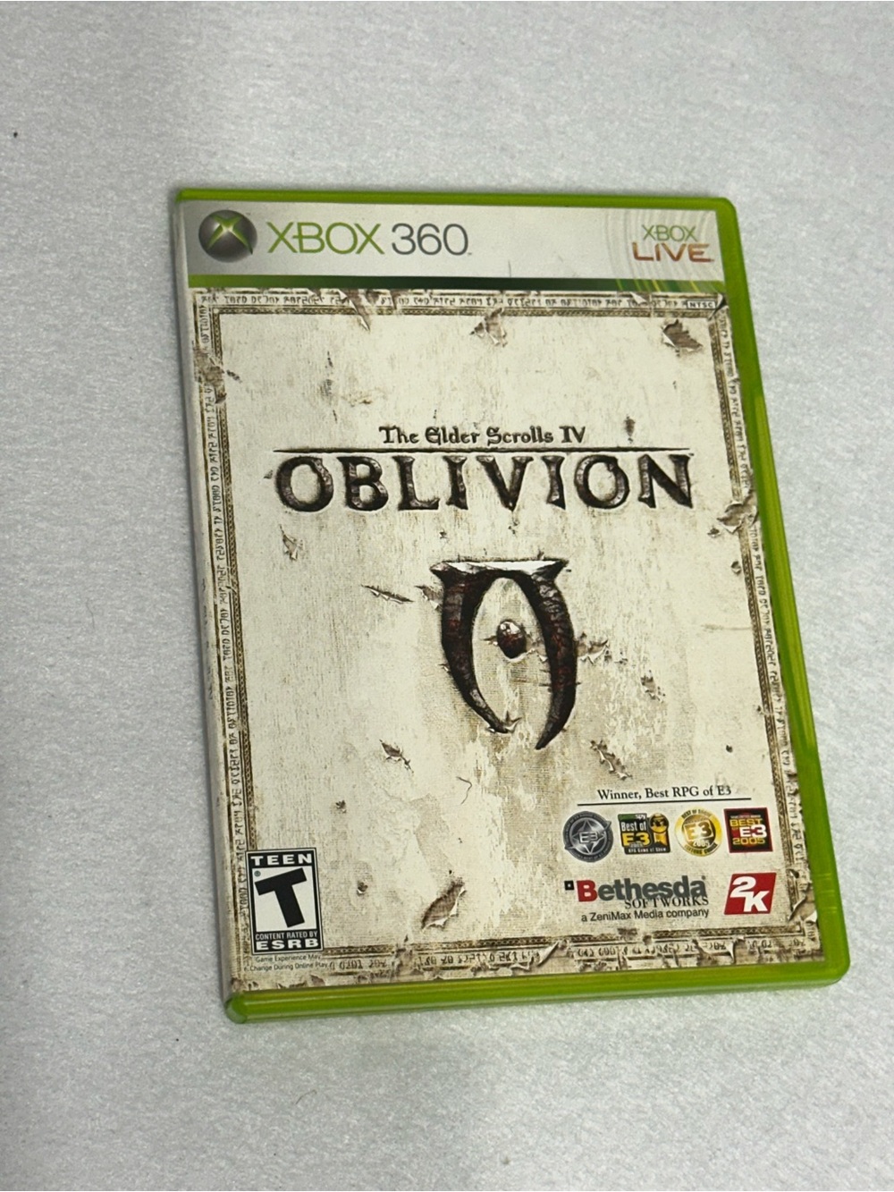 The Elder Scrolls IV Oblivion Xbox 360 Complete Tested Video Game